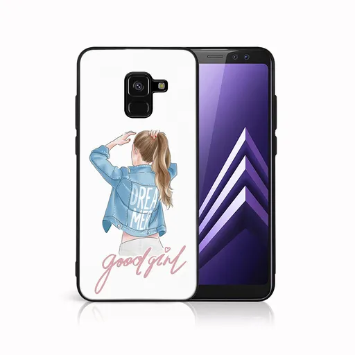 MY ART Ochranný kryt pre Samsung Galaxy A8 2018 (A530) GOOD GIRL (130)