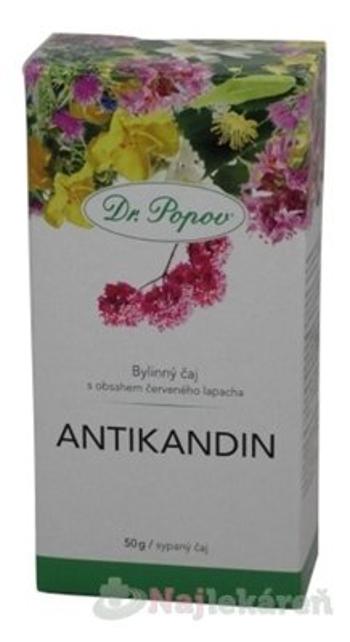 DR. POPOV ANTIKANDIN bylinný čaj 50g