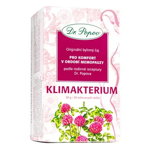 DR. POPOV Čaj klimaktérium 20 nálevových sáčkov