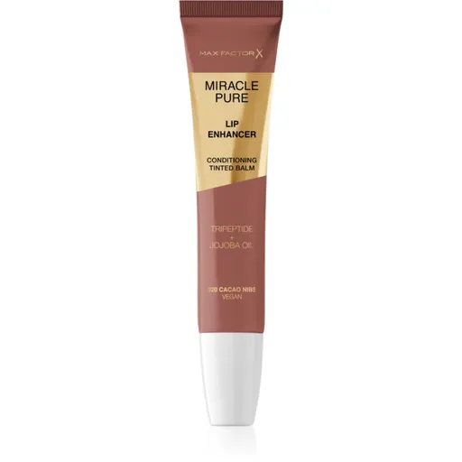 Max Factor Miracle Pure Lip Enhancer hydratačný lesk na pery odtieň 020 Cacao Nibs 12 ml