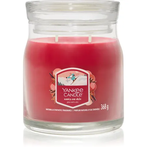 Yankee Candle Santa On Skis vonná sviečka Signature 368 g