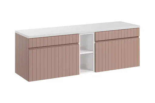 ArtCom Kúpeľňová skrinka s doskou ICONIC Rose D140/1 | 140 cm