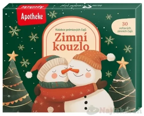 APOTHEKE KOLEKCIA Zimné kúzlo prémiové ovocné a bylinné čaje v nálevových vreckách 30x2g