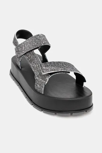 Sandále Melissa FLOWING PLATFORM DENIM