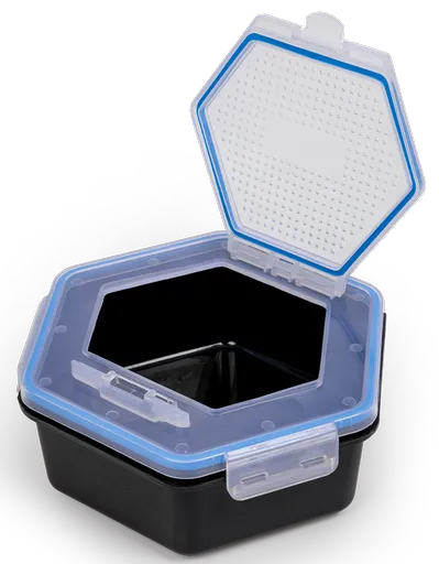 Zebco krabička na živé nástrahy secure-lock bait box 1,5 l