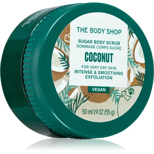 The Body Shop Coconut Body Scrub Vegan telový peeling s kokosom 50 ml