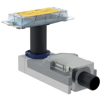 GEBERIT - CleanLine Súprava na hrubú montáž sprchového kanálika, na podlahy 90 mm – 200 mm, odpad 50 mm 154.150.00.1