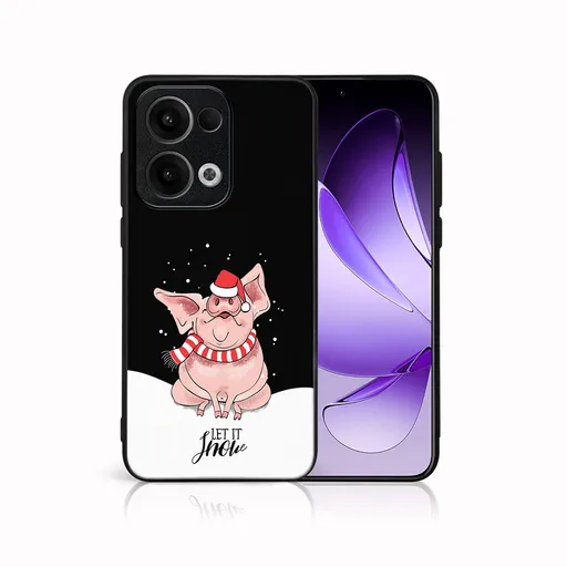 MY ART Kryt s vianočným dizajnom Oppo Reno13 5G LET IT SNOW (075)