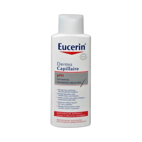 Eucerin DermoCapillaire pH5 Šampón pre citlivú pokožku hlavy 250ml