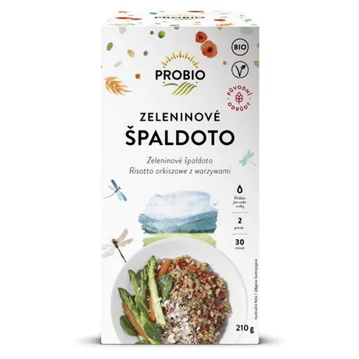 PROBIO Špaldoto zeleninové BIO 210 g