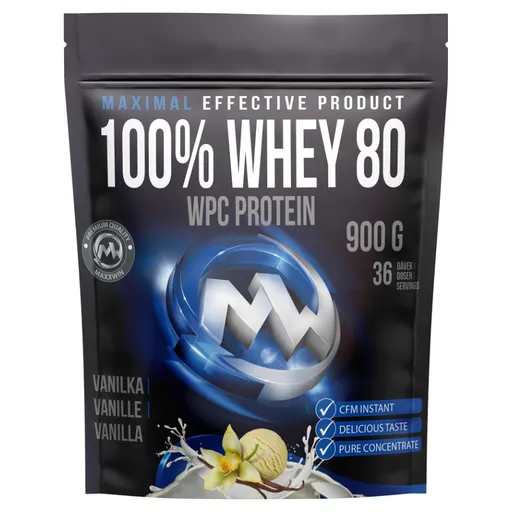 MAXXWIN 100% Whey protein 80 vanilka 900 g