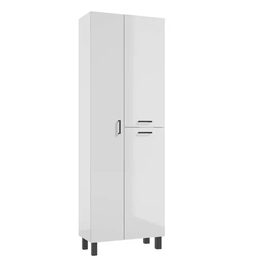 ArtDef Vysoká skrinka do kúpeľne NOVELTY White C60