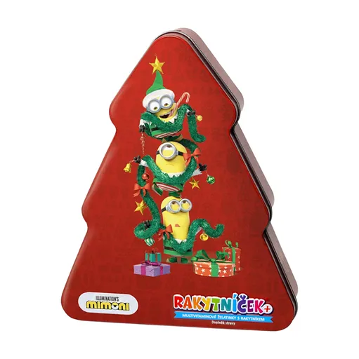 TEREZIA Rakytníček + multivitamínové želatínky 50 kusov Vianočné Mimoni