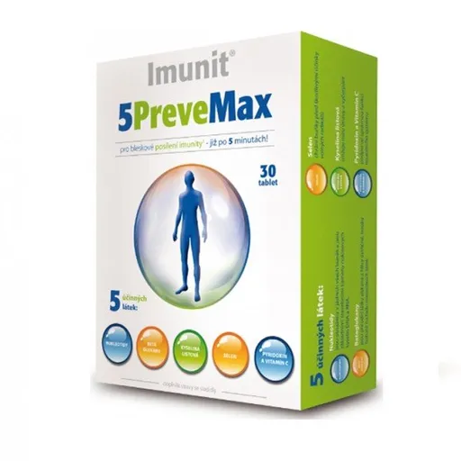 5PreveMax Imunit nukleotidy+betaglukan 30 tabliet