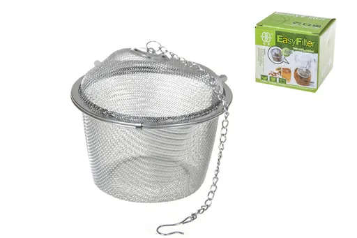 MAKRO - Čajítko nerezové, priemer 8,5cm výška 7,5cm