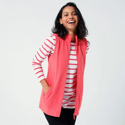 Fleecová vesta na zips