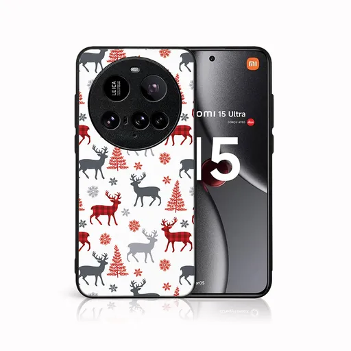 MY ART Kryt s vianočným dizajnom Xiaomi 15 Ultra DEER (068)