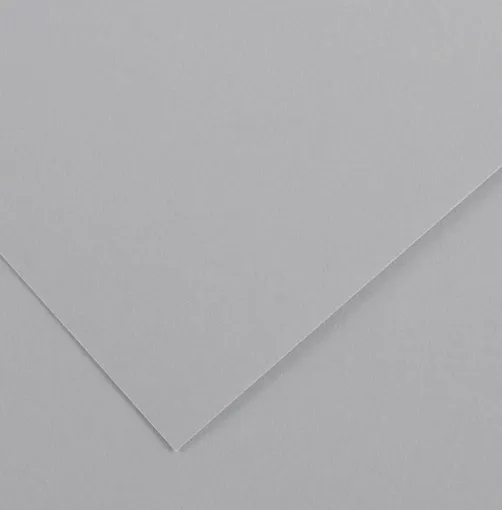 CANSON COLORLINE - Obojstranné farebné papiere 50 x 65 cm, 35 - light grey, 10 ks