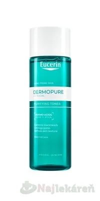 Eucerin DERMOPURE CLINICAL Čistiace tonikum pleť so sklonom k akné 200 ml