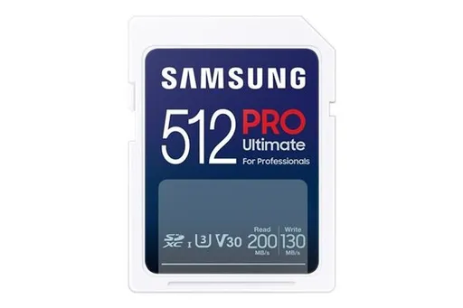 Samsung SDXC PRE ULTIMATE/SDXC/512GB/200MBps/UHS-I U3,V30