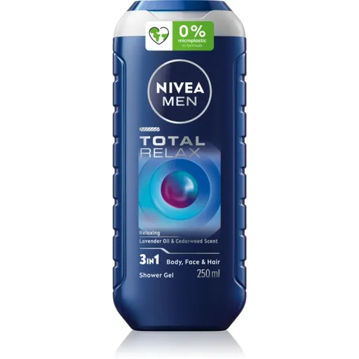 NIVEA MEN Total Relax relaxačný sprchový gél pre mužov 250 ml