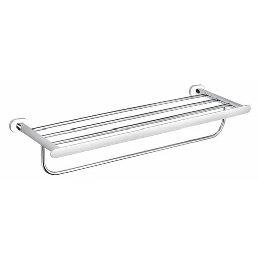 Polička RAV SLEZÁK chróm / biela YUA0704CB