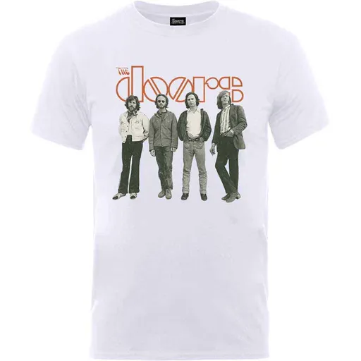 The Doors tričko Band Standing Biela XL