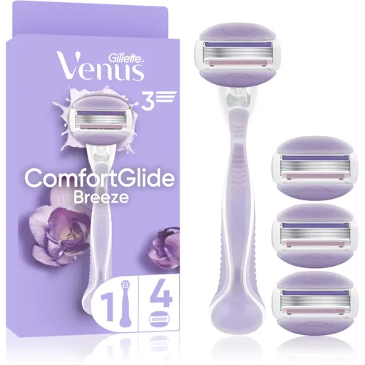 Gillette Venus ComfortGlide Breeze holiaci strojček + náhradné hlavice 4 ks