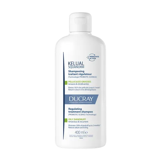 DUCRAY Kelual Squanorm Šampón mastné lupiny 400 ml