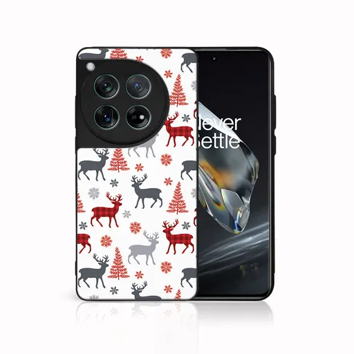 MY ART Kryt s vianočným dizajnom OnePlus 12 DEER (068)