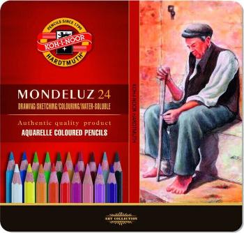 KOH-I-NOOR Mondeluz 3724/24 Sada akvarelových ceruziek 24 ks