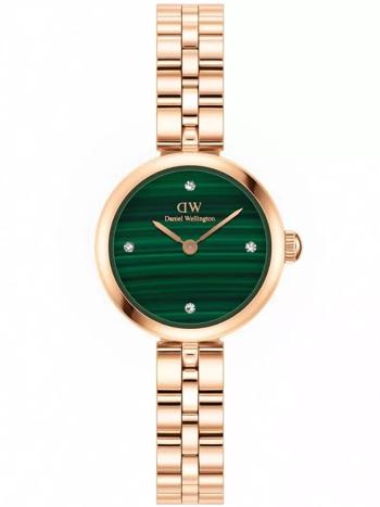 DANIEL WELLINGTON DÁMSKE HODINKY Elan Lumine Malachit Rose Gold 22mm DW00100721 ​​​​​​​​+ KRABIČKA (zw522c)