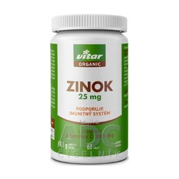 VITAR ORGANIC Zinok 25 mg