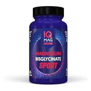 IQ MAG Šport organický horčík bisglycinát + B6 90 kapsúl