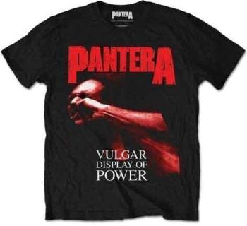 Pantera Ing Red Vulgar Unisex Black S