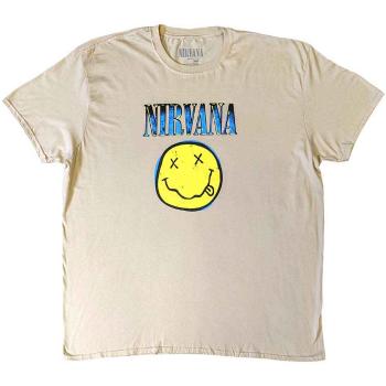 Nirvana tričko Xerox Smiley Sand 3XL