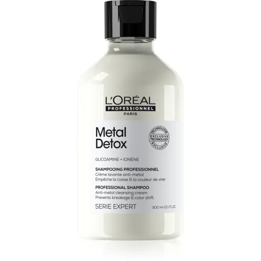 L’Oréal Professionnel Serie Expert Metal Detox hĺbkovo čistiaci šampón pre farbené a poškodené vlasy 300 ml