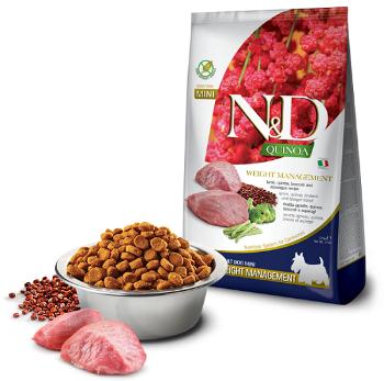 Farmina N&D dog QUINOA (GF) adult medium&maxi, weight managment, lamb&broccoli granule pre psy 7kg