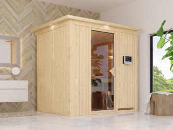 Interiérová fínska sauna 195x151 cm Lanitplast