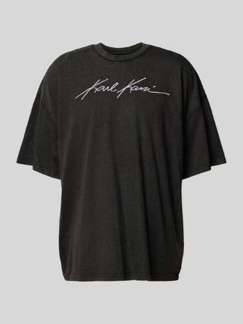 Karl Kani T-shirt Autograph Washed Boxy Tee black - S