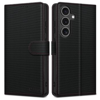 Tech-Protect Wallet RS knižkové puzdro na Samsung Galaxy S25, čierne