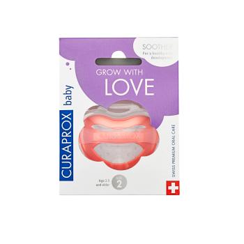 CURAPROX Cumlík Baby od 2,5 roka, veľkosť 2, koralový