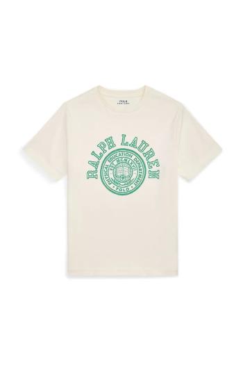 Tričko Polo Ralph Lauren biela farba, s potlačou, 323971317001