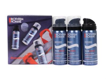 Biotherm Darčeková sada peny na holenie pre citlivú pleť Shave Power Trio Set 3 x 50 ml