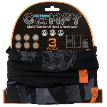 OXFORD nákrčníky Comfy Harley Davidson Graphics, (sada 3 ks) (M167-28)