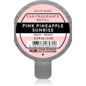 Bath & Body Works Pink Pineapple Sunrise vôňa do auta náhradná náplň 6 ml