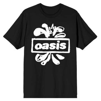 Oasis tričko Logo Splat Čierna XXL