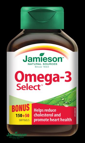 JAMIESON Omega-3 Select Bonus 200 kapsúl