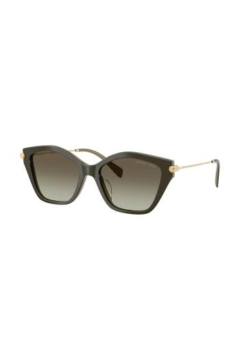 Slnečné okuliare Michael Kors dámske, zelená farba, 0MK2246U
