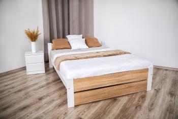 Elvisia Posteľ LEA s matracom a roštom | 90 x 200 cm Farba: dub sonoma
